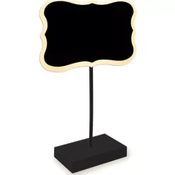 Mini pizarras con pie Etiqueta con borde blanco