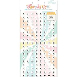 Mini Stickers Puffy Alfabeto Fantástico Obed Marshall