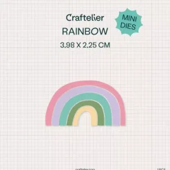 Mini Troquel Arcoíris Craftelier