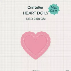 Mini Troquel Blonda Corazón Craftelier