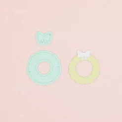 Mini Troquel Corona de Hojas de Navidad Craftelier