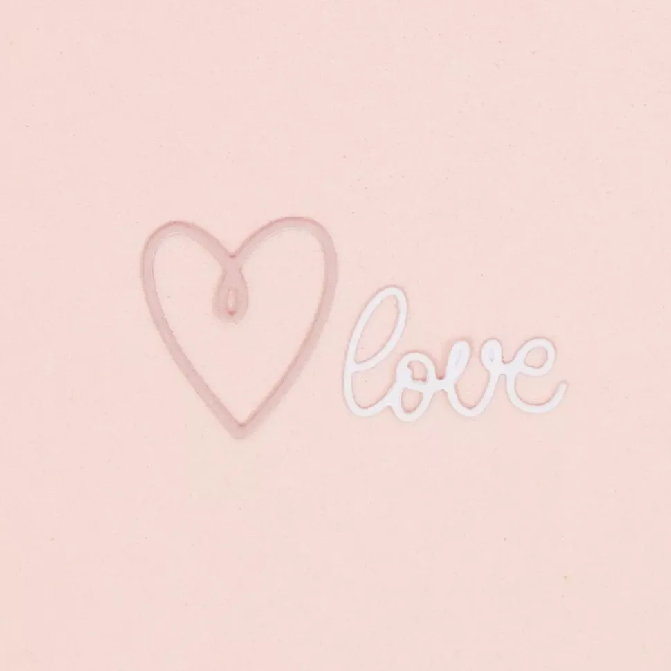 Mini Troquel Love y Corazón Craftelier