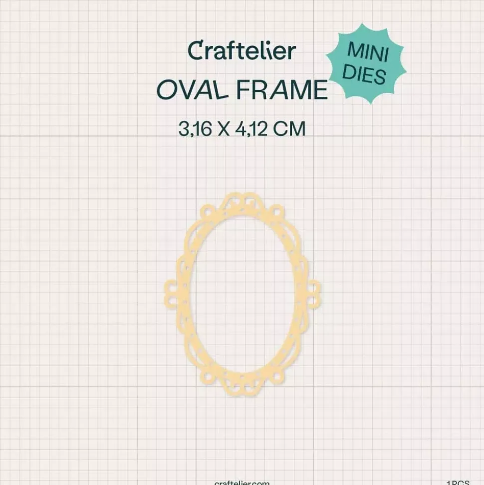 Mini Troquel Marco Ovalado Craftelier