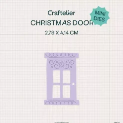 Mini Troquel Puerta de Navidad Craftelier