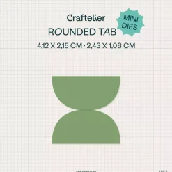 Mini Troquel Tab Redondeado Craftelier