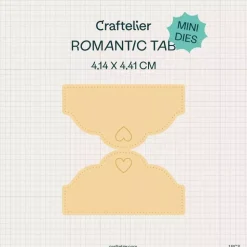 Mini Troquel Tab Romántico Craftelier