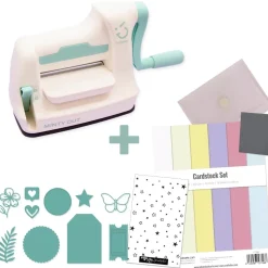 Mini troqueladora Minty Cut Craftelier + Exclusivo Kit Iniciación