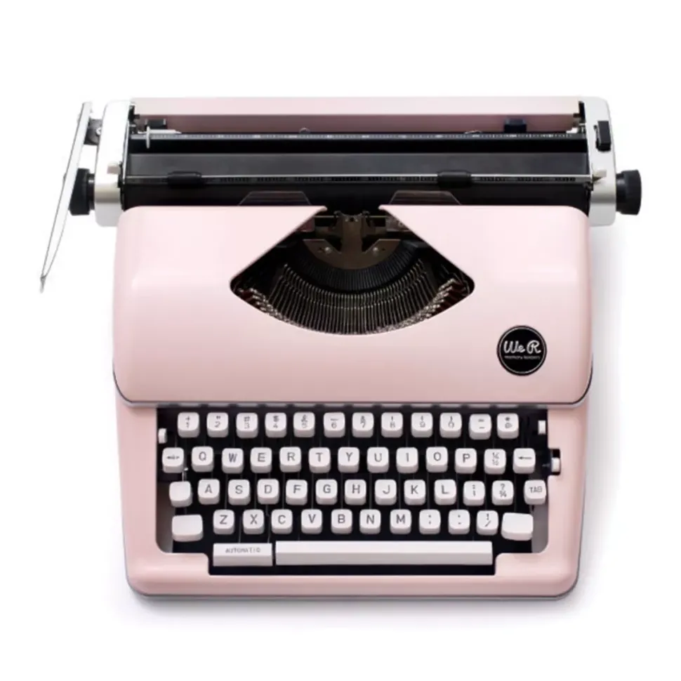 Máquina de escribir Typecast Typewriter Pink We R Memory Keepers Rosa