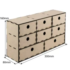 Mueble cajonera 8 cajones Fabrika Decoru