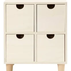 Mueble Cajonera de Madera 4 Cajones Creativ Company