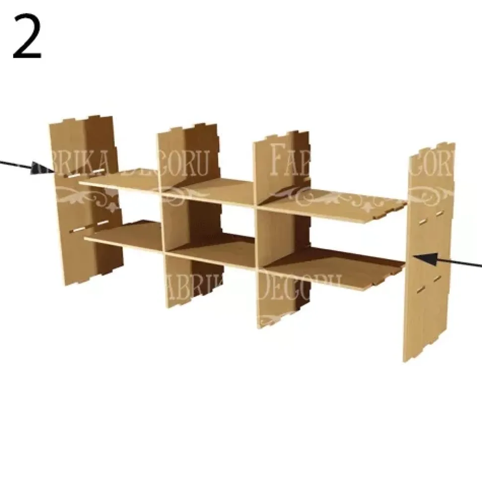 Mueble cajonera en DM