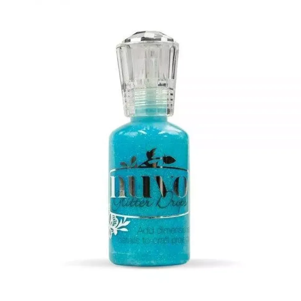 Nuvo Glitter Drops Blue Lagoon