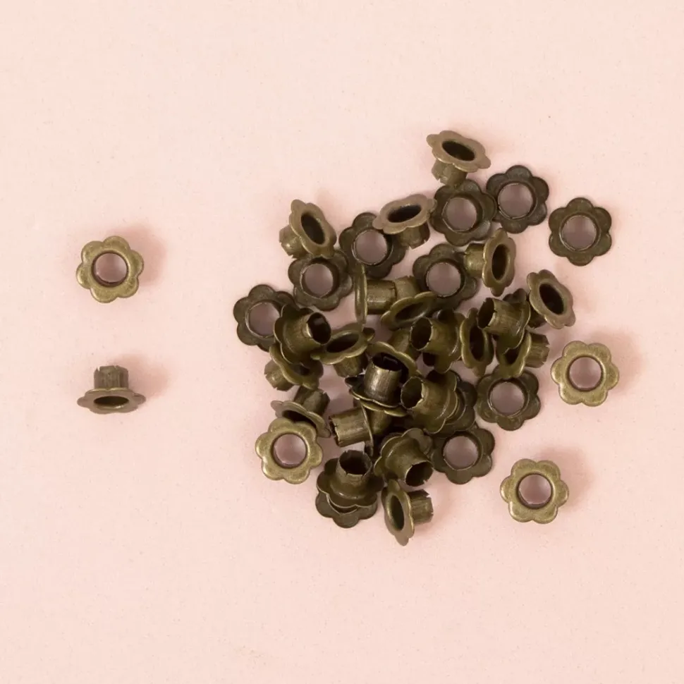 Ojales Flor Vintage Bronze Craftelier