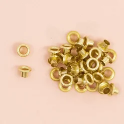 Ojales Metalizados Gold Craftelier