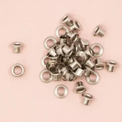 Ojales Metalizados Silver Craftelier