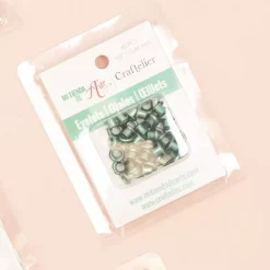 Ojales Metalizados Turquoise Craftelier