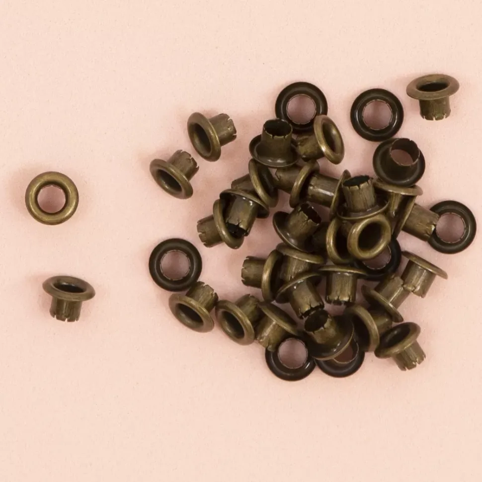 Ojales Metalizados Vintage Bronze Craftelier