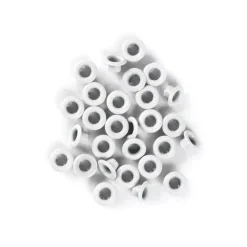 Ojales metálicos 500 piezas Standard White We R