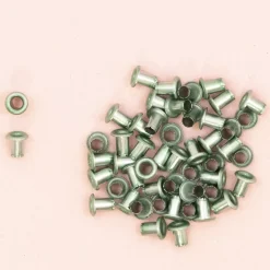 Ojales Mini Metalizados Turquoise Blue Craftelier