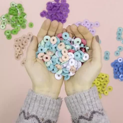 Ojales Wide Metalizados Rose Gold Craftelier