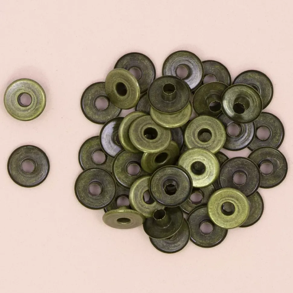 Ojales Wide Vintage Bronze Craftelier