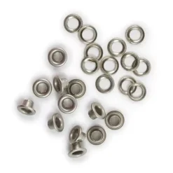 Ojales y arandelas Níquel We R Memory Keepers