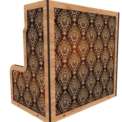 Organizador de escritorio para rotuladores y bolígrafos textura madera Fabrika Decoru