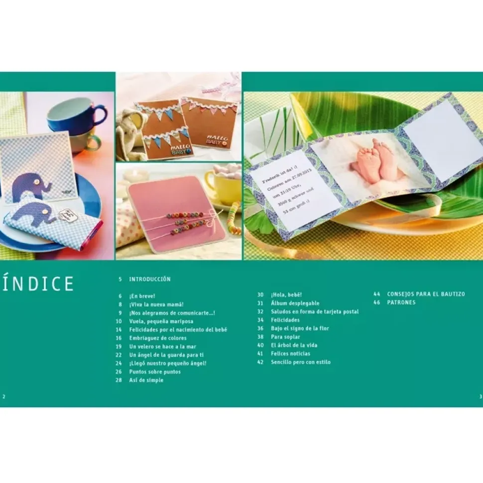 Originales tarjetas para celebrar la llegada de un bebé