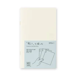 Pack 3 cuadernos cuadriculados B6 Slim Light Midori MD Paper