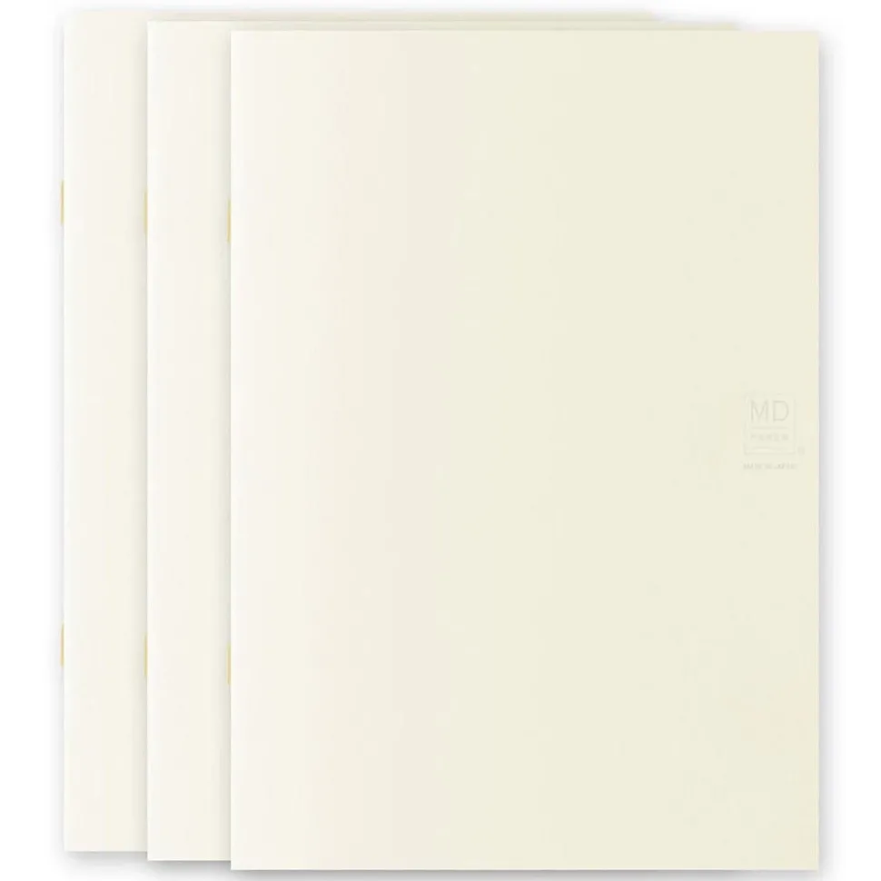 Pack 3 cuadernos cuadriculados Light Midori MD Paper A5