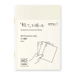 Pack 3 cuadernos lisos Light Midori MD Paper A7