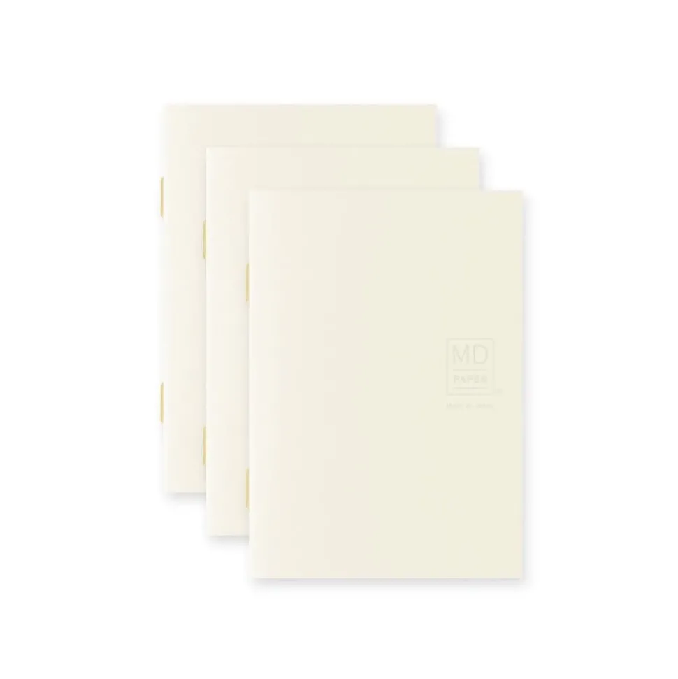 Pack 3 cuadernos lisos Light Midori MD Paper A7