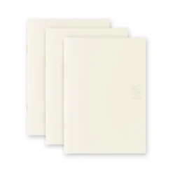 Pack 3 cuadernos lisos Light Midori MD Paper A6