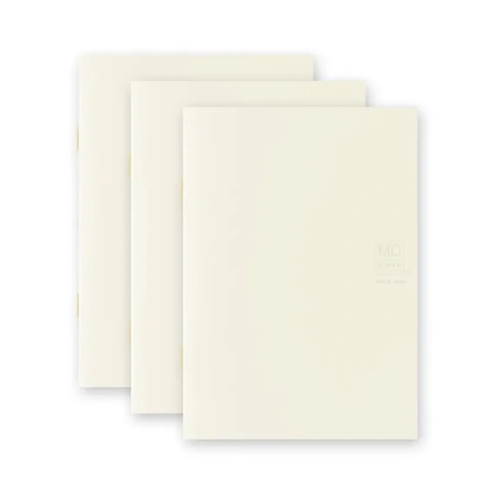 Pack 3 cuadernos lisos Light Midori MD Paper A6