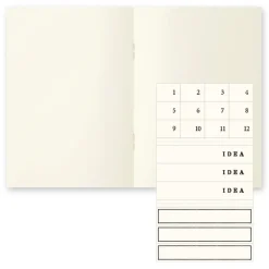 Pack 3 cuadernos lisos Light Midori MD Paper A6