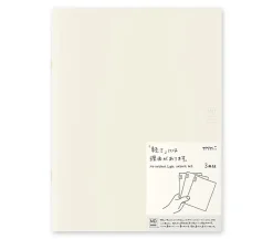 Pack 3 cuadernos lisos Light Midori MD Paper A4