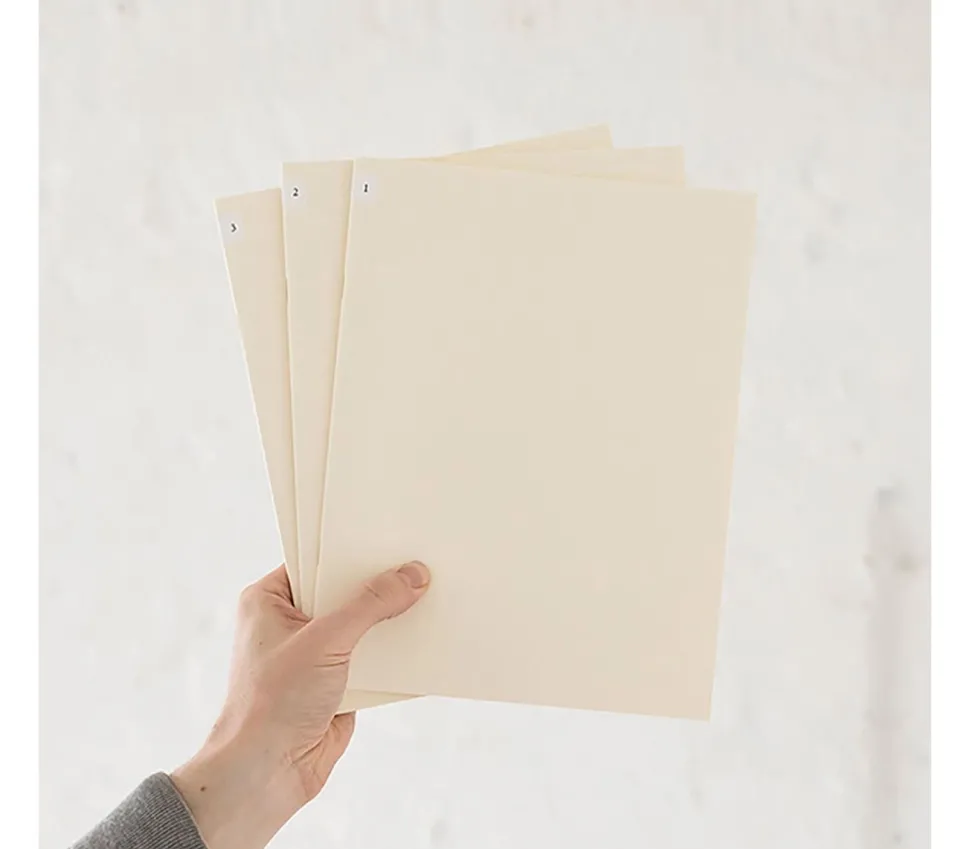 Pack 3 cuadernos lisos Light Midori MD Paper A4