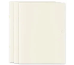 Pack 3 cuadernos lisos Light Midori MD Paper A4