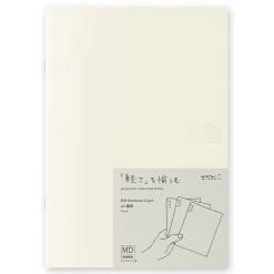 Pack 3 cuadernos rayados Light Midori MD Paper A5