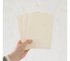 Pack 3 cuadernos rayados Light Midori MD Paper A5