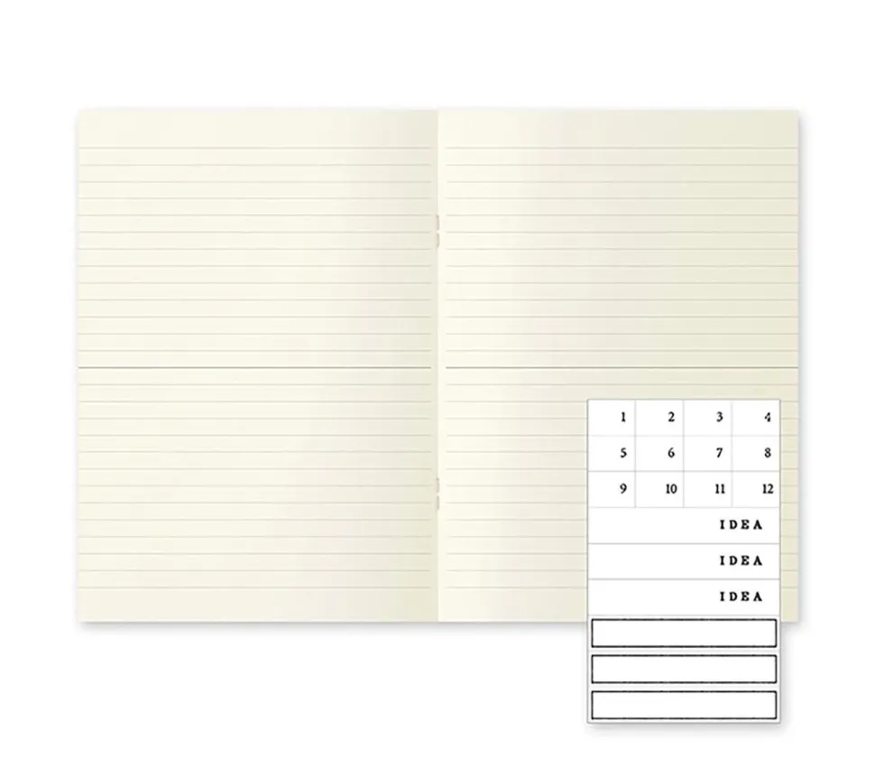 Pack 3 cuadernos rayados Light Midori MD Paper A5