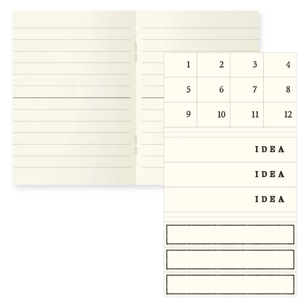 Pack 3 cuadernos rayados Light Midori MD Paper A7