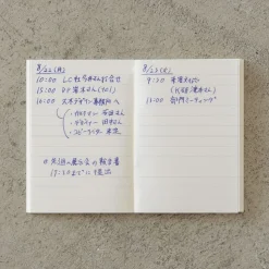 Pack 3 cuadernos rayados Light Midori MD Paper A7