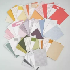 Pack 50 tarjetas Básicas Arcoíris Lora Bailora 3"x4"