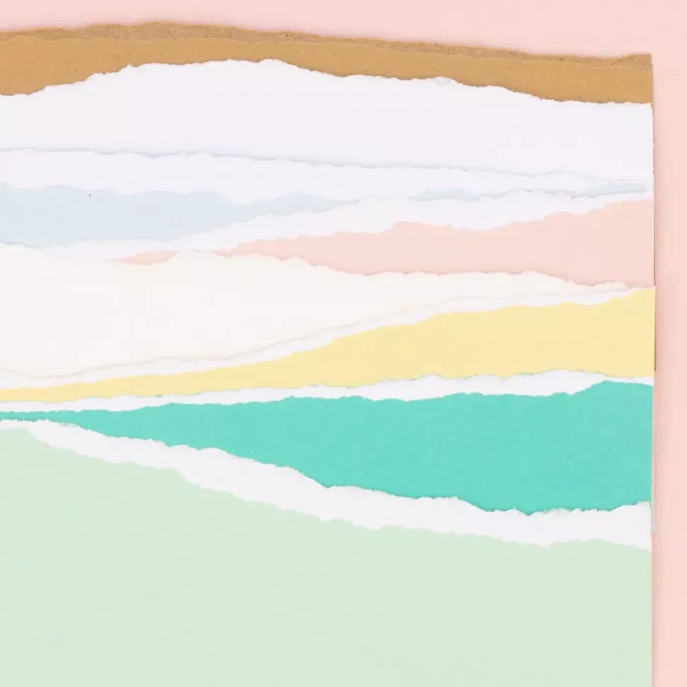 Pack de 15 Cartulinas Mirror Card Rose Gold Craftelier 30x30cm