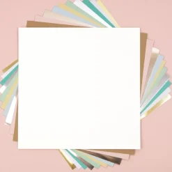 Pack de 15 Cartulinas Mirror Card Rose Gold Craftelier 30x30cm