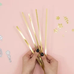 Pack de 15 Cartulinas Mirror Card Gold Craftelier 30x30cm