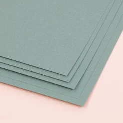 Pack de 5 Cartulinas Textura Turquesa Empolvado Craftelier 30x30cm