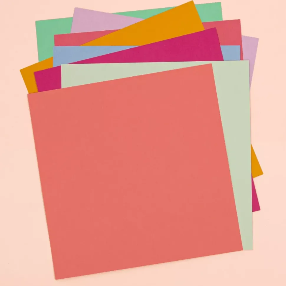 Pack de 5 Cartulinas Textura Coral Craftelier 30x30cm