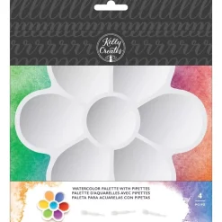 Paleta Plástico en Flor + 3 Pipetas Kelly Creates